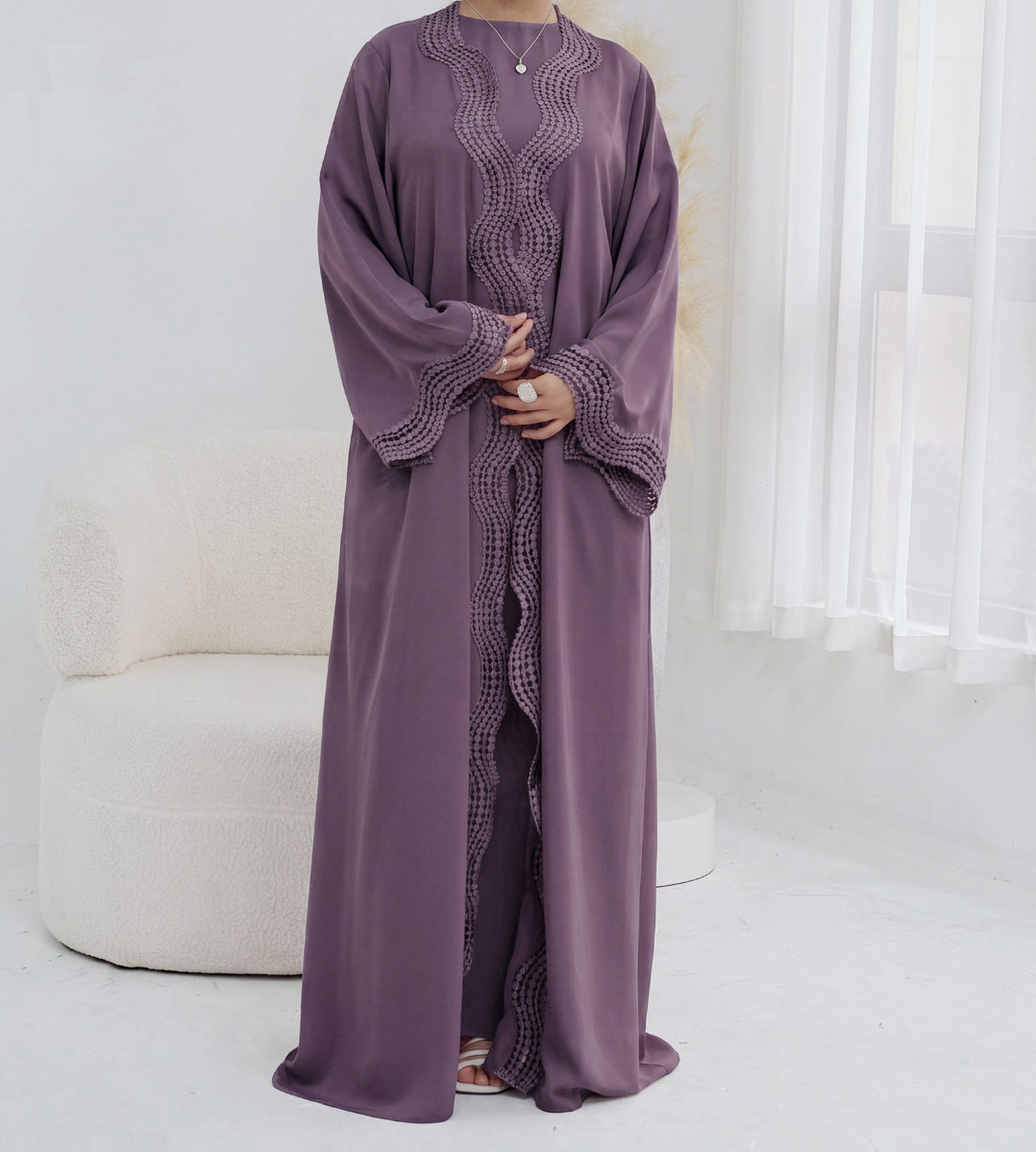 Ensemble kimono et sous-robe