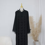 Ensemble kimono et sous-robe brodé