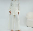 Ensemble pantalon boutonné
