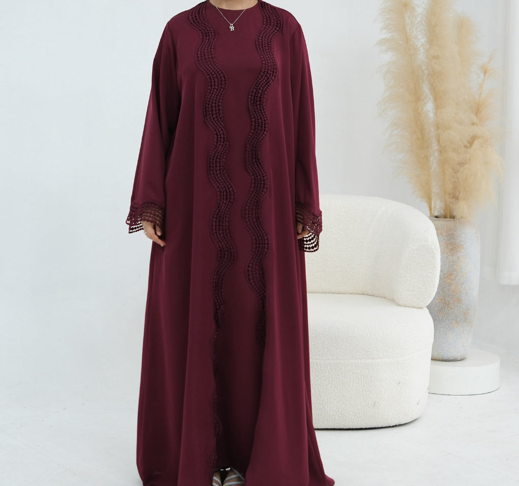 Ensemble kimono et sous-robe