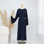 Robe cintrée à plis