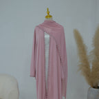 Abaya avec Hijab – Dentelle Florale