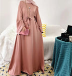 Abaya satinée