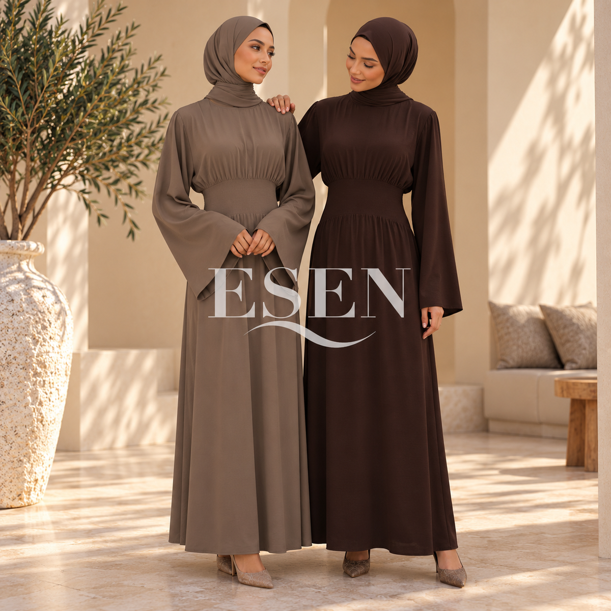 Robe cintrée à la taille