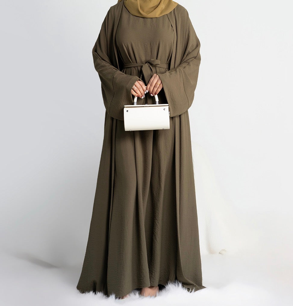 Ensemble abaya et sous-robe jazz