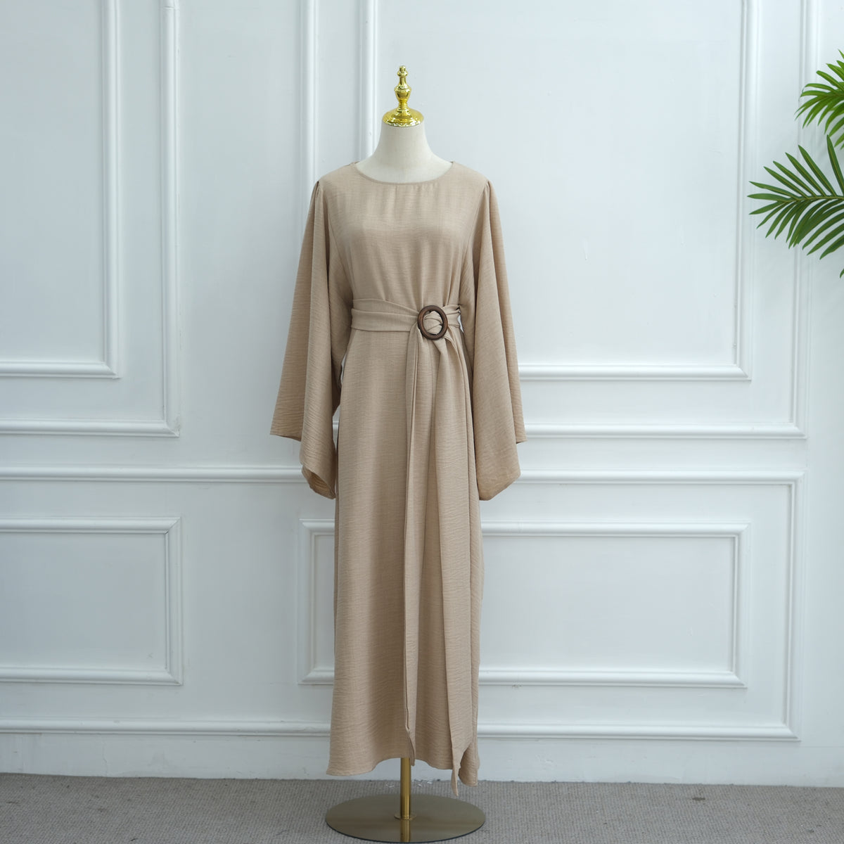 Abaya à ceinture