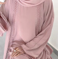 Ensemble abaya brodée