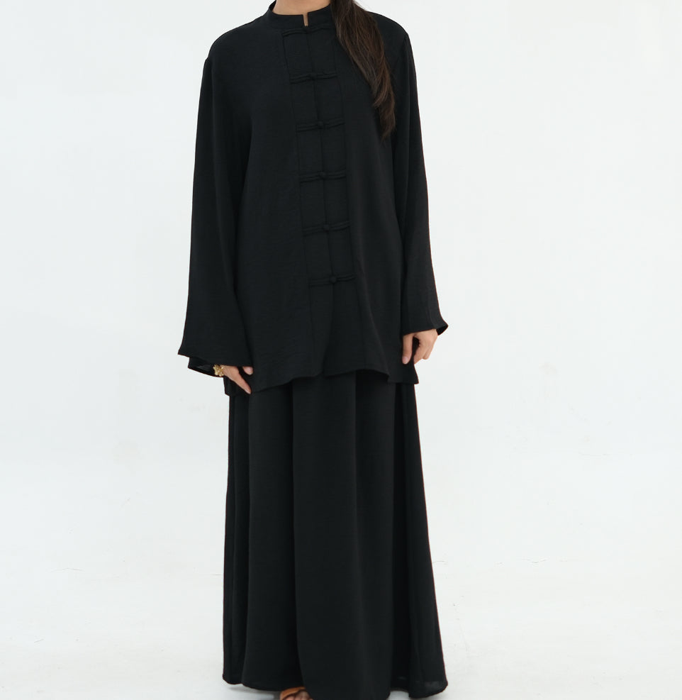Ensemble jupe boutons