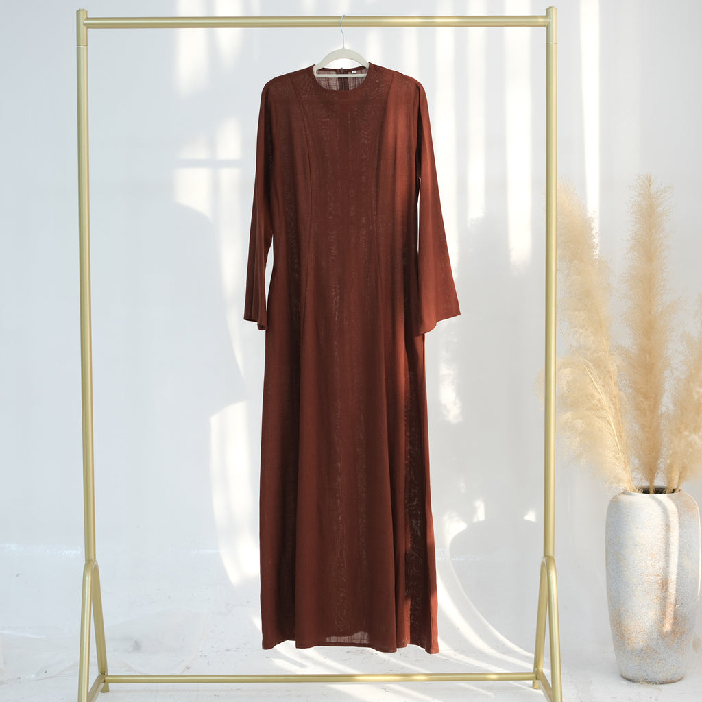 Robe évasée à lacets ajustables
