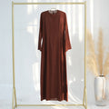 Robe évasée à lacets ajustables