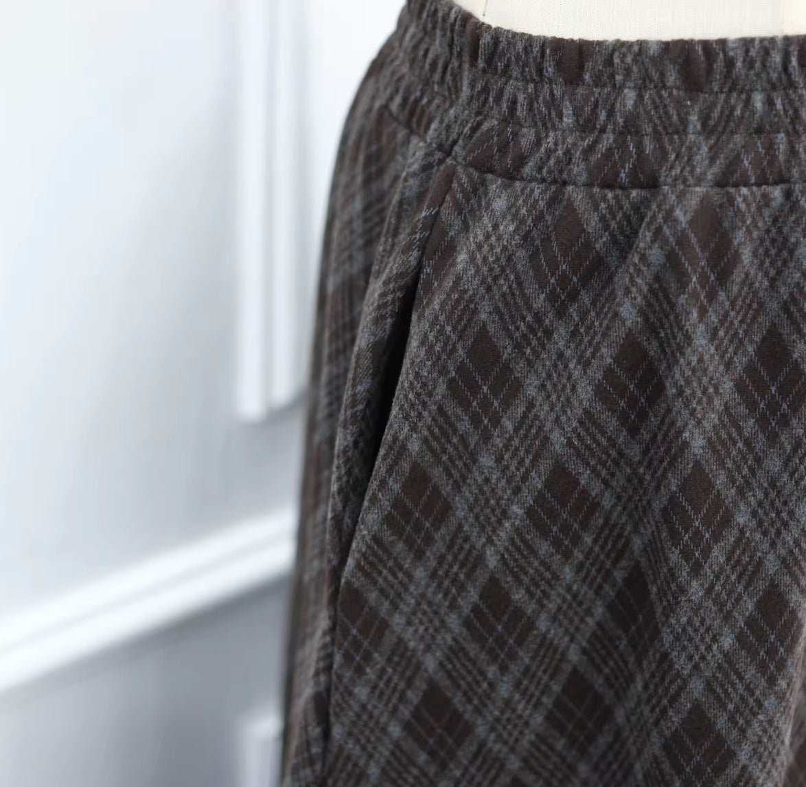 Ensemble jupe à carreaux