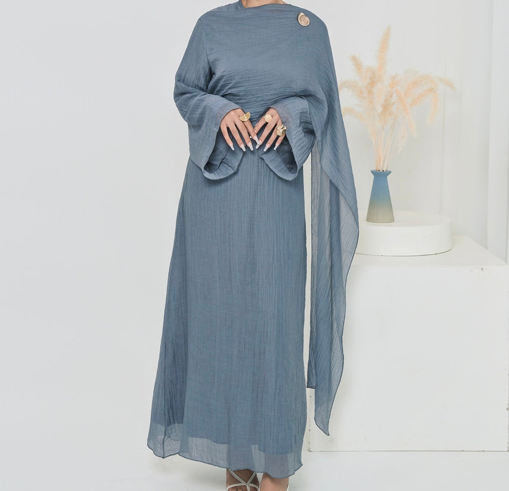 Abaya plissée