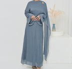 Abaya plissée