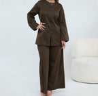 Ensemble pantalon boutonné