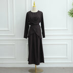 Ensemble jupe drapé