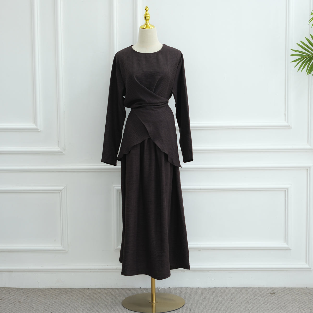 Ensemble jupe drapé