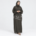 Abaya avec hijab intégré