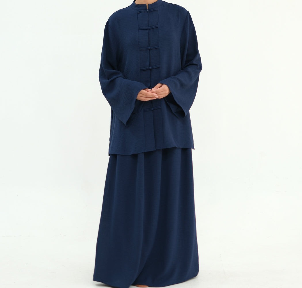 Ensemble jupe boutons