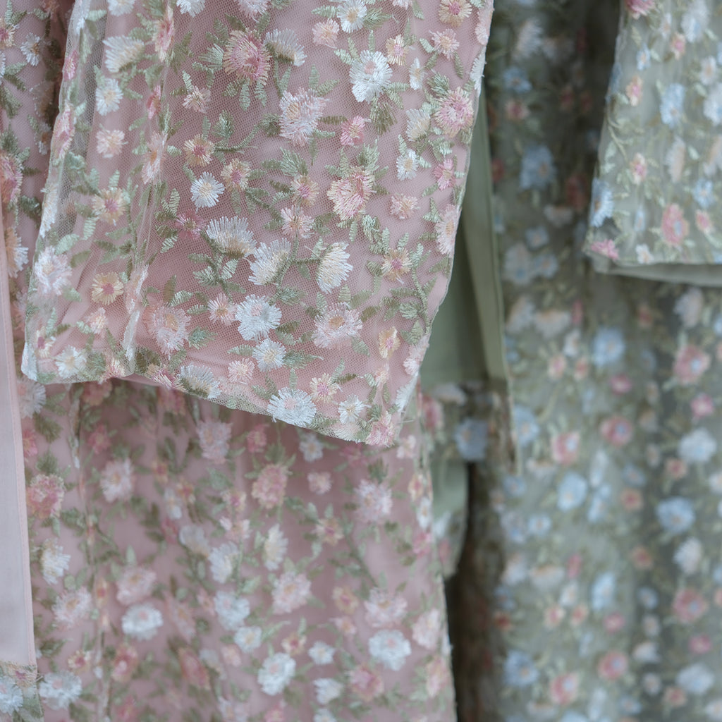 Ensemble abaya et hijab Flowers