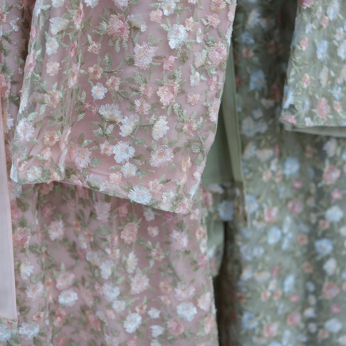 Ensemble abaya et hijab Flowers
