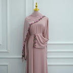 Ensemble abaya et hijab flower