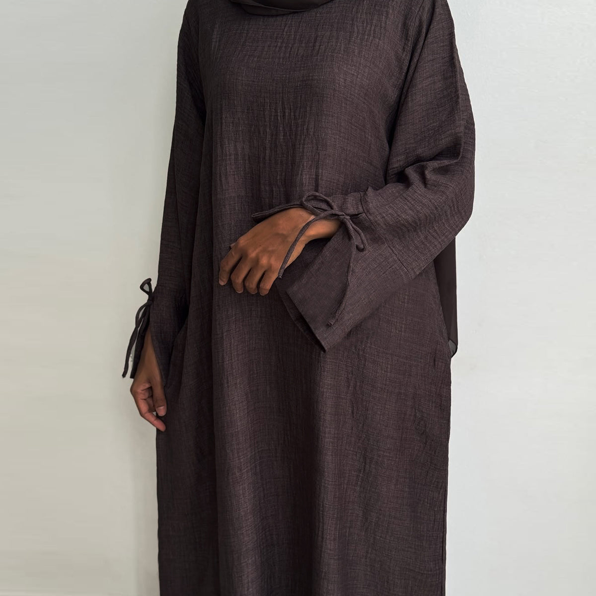 Abaya fentes bras