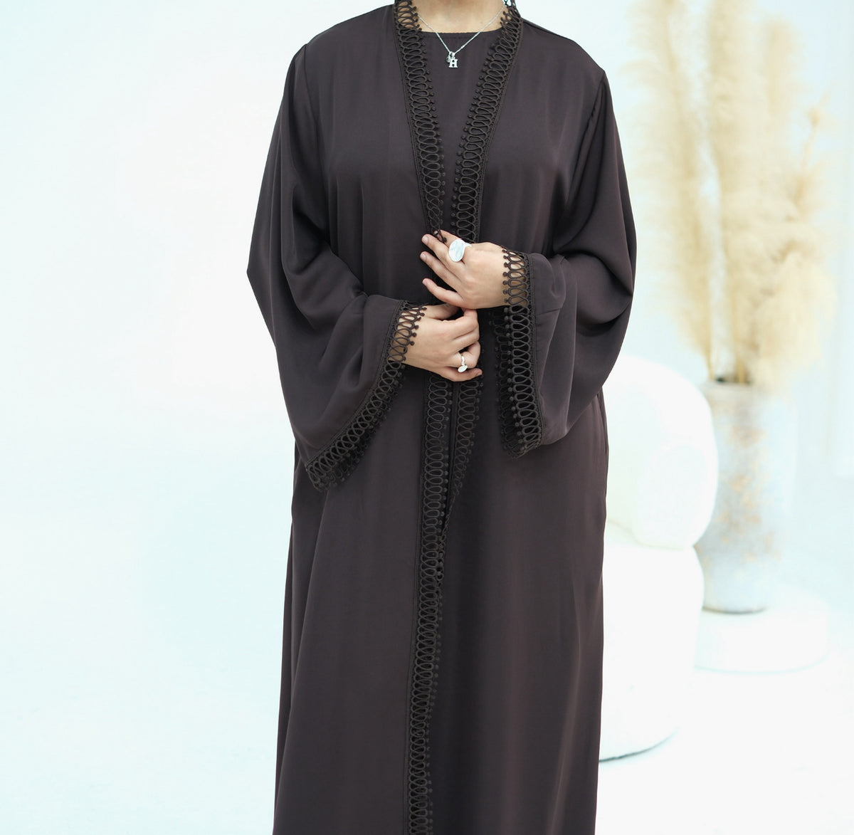 Ensemble abaya brodée