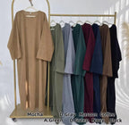 Abaya velours côtelé