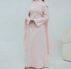 Abaya Cape amovible Perlée
