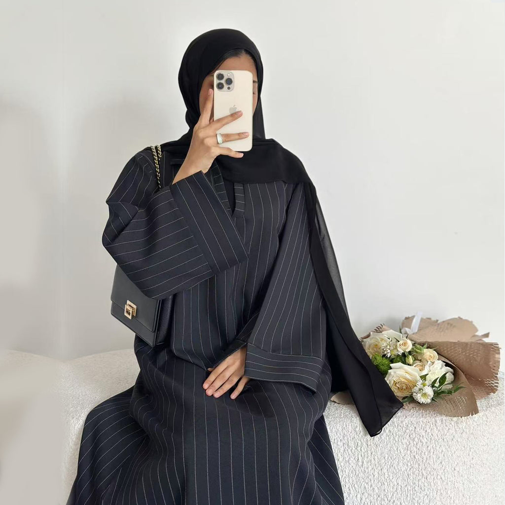 Striped Abaya