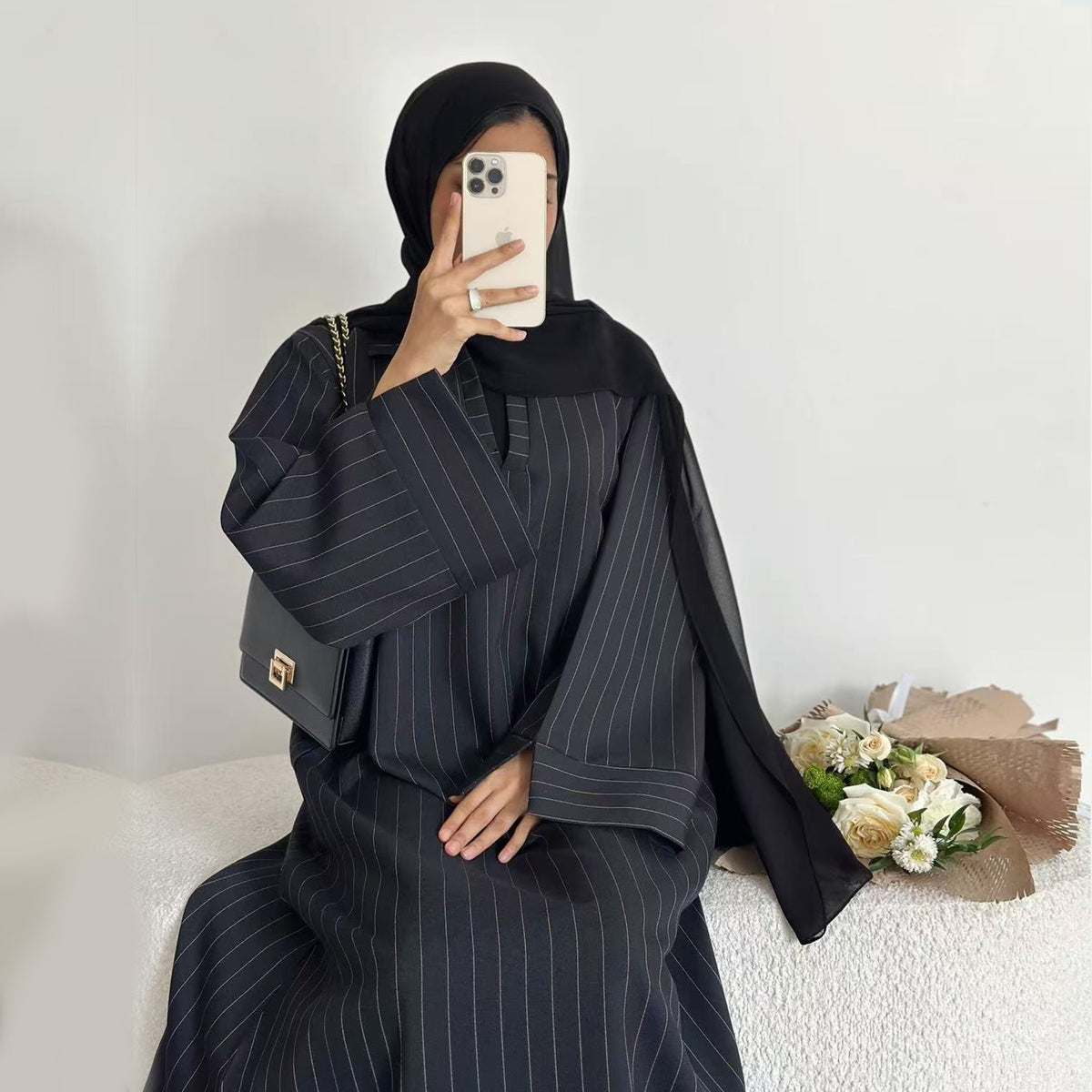 Abaya Rayée