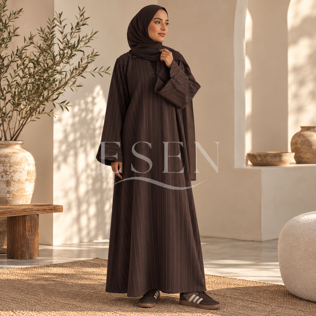 Striped Abaya