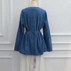 Chemise en jean cintrée