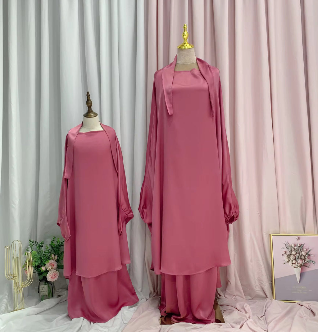 Jilbeb 2 pièces satin