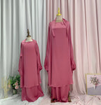 Jilbeb 2 pièces satin