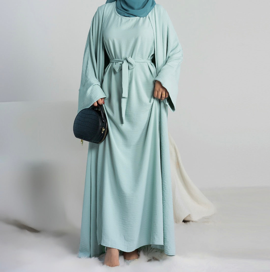 Ensemble abaya et sous-robe jazz