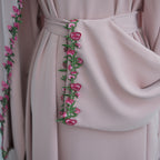 Ensemble abaya et hijab flower