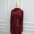 Ensemble abaya et hijab flower