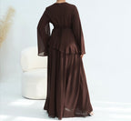 Robe asymétrique à volants