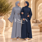 Abaya with belt
