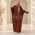 Abaya manches papillon
