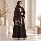 Ensemble abaya avec hijab assorti
